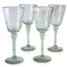 'Crystal Flowers' Wine Glasses  (Set of 4)
