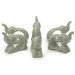'Elephant Hello' Napkin Rings (Set of 6)