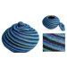 Vortex Diamond Beaded Basket in Blue