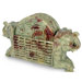 'Lotus Elephants' Coasters and Holder (Set of 6)