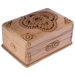 M Ayub Artisan Treasured Roses Walnut Wood Jewelry Box