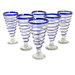 Javier and Efren Artisan Coils Beer Glasses (Set of 6)