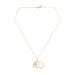 The Jantana Artisan Gold Plated Sunlit Elephant Pendant Necklace
