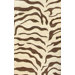 Safari Zebra Brown Rug