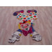 Kinder Clown Fun Multi Kids Rug