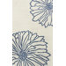 Gradient Ivory Floral Rug
