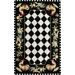 Chelsea Rooster Black Novelty Rug