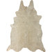Cowhide Snow Novelty Shaped Rug