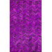 Hudson Chevron Fuschia Rug