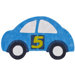 KinderLOOM Cars Blue Kids Rug