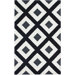 Bella Diamonds Black Rug