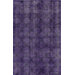 Vintage Overdyed Moroccan Trellis Purple Rug