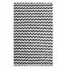 Hudson Ziz Zag Black Rug