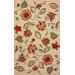 Pop Bold Floral Ivory Rug