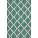 Marbella Moroccan Trellis Spa Blue Kilim Rug