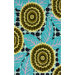 Fancy Turquoise Nalda Floral Rug