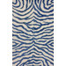 Earth Regal Blue Plush Safari Rug