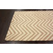 Trellis Cream Chevron Rug