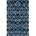 Trellis Black Hoda Rug