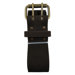 Heavy Top Grain Oiled Leather 2" Work Belt with Double Prong Roller Buckle