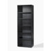 Bocca Bookcase in Black Woodgrain