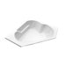59.5" x 59.5" Soaker Arm-Rest Corner Bath Tub