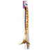 Tiger Stripe with Feathers Want Cat Toy