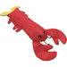 Water Buddy Lobster Dog Toy in Red
