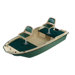 12' Pro 120 Deluxe Fishing Boat in Beige / Green