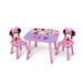 Minnie Mouse Kids' 3 Piece Table and Chair Set