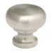 Round Cabinet Knob in Stainless Steel