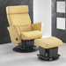 219 Vancouver Glider with Open Base and Ottoman