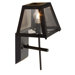 Kingston One Light Wall Sconce in Black