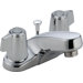 Classic Centerset Bathroom Faucet with Double Lever Handles