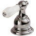 Faucet Lever Handle with Porcelain Accent (Set of 2)