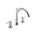 Trinsic Double Handle Deck Mount Roman Tub Trim with Handshower