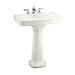 Bancroft 30" Pedestal Bathroom Sink (8" centers)