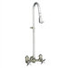 Industrial Exposed Shower with Reversible Yoke and Galvanized Riser