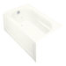 Devonshire 5' Whirlpool Bath Tub with Integral Apron and Left Hand Drain