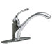 Forte One Handle Centerset Kitchen Faucet with Escutcheon and Lever Handle