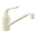 Coralais Single Handle Single Hole Kitchen Sink Faucet with 10" Swing Spout