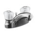 Coralais Centerset Bathroom Faucet with Double Knob Handles