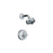 Purist Rite-Temp Pressure-Balancing Shower Faucet Trim  with Cross Handle