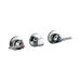 Triton Three-handle Wall-mount Valve Trim with Lever Handles