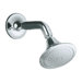 Symbol Single-Function Shower Head with Arm and Flange