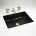 Kathryn 6.25" Undermount Bathroom Sink in Black Black