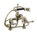 IV Georges Brass Bath Faucet with Hand Shower and Lever Handles