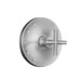 Purist Rite-Temp Valve Shower Faucet Trim with Cross Handle