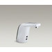 Sculpted Single-Hole Touchless Hybrid Energy Cell-Powered Commercial Bathroom Sink Faucet