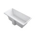 Reve 66-15/16" x 31.5" Freestanding Bath with Brilliant Blanc Base